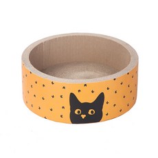 가또나인 빅써클 옐로 고양이 원형 스크래쳐, 1개, 옐로우