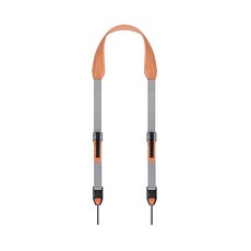 LEAP/FLIGHT 相機肩帶Pro 灰色 柔軟皮革肩墊 快拆設計 通用型, 1個, LYT02-GY