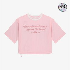 노스페이스 NT7UR37L 화이트라벨 여성 아이라 반팔 라운드티_LIGHT PINK FZT775 XZC769