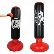 휴대 간편 설치 샌드백 120cm 스탠딩 펀칭백 복싱, 사이즈_120cm 블랙, 120cm 블랙