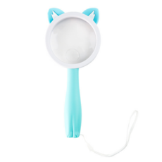 멜팅마켓 휴대용 손잡이형 돋보기, 블루, 1개