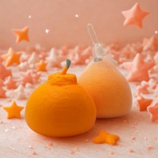 제주노리 한라봉 말랑이 스퀴시 스트레스볼, 1개, 178g, 주황