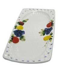 세화 직사각 과일 접시 1개 - 다양한 반찬 담기 적합