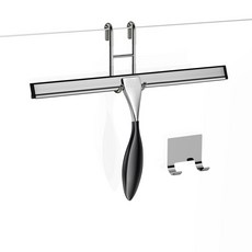 샤워 스퀴지 창 와이퍼 청소 미끄럼 방지 핸들 끈적 후크 욕실 유리 거울 자동차 사용 1. 10inch-2pcs, 4. 12inch-2pcs