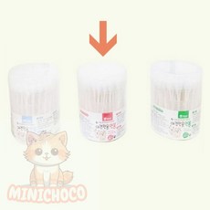 미니초코 반려견면봉 펫크린 면봉 80p