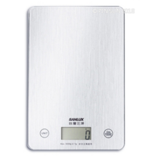 台灣三洋 數位料理秤 液晶電子秤 玻璃電子秤 廚房秤 SYES-K451, 3000g, 銀色