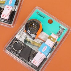 KASUNUP 捲尺套組 1米捲尺 軟尺 量衣裁縫測量工具, 皮尺+捲尺套組, 1個