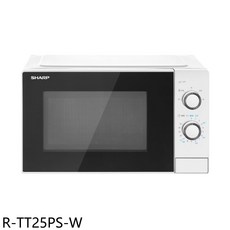 SHARP夏普 25公升轉盤式白色微波爐 R-TT25PS-W