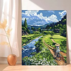 Art Boy 프리미엄 유화 DIY 풍경 그리기 세트, A타입, 1개