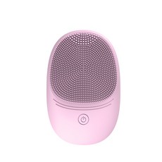 전동 소프트 실리콘 페이셜 클렌저 클렌징 언로드 음파 진동 브러쉬 클리닝, [01] pink