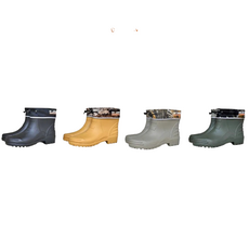 DI JAN 野迷系列短筒登山雨鞋，防水防滑輕便雨靴，旅行登山健行必備, 棕色,28