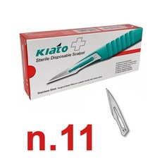 SIFOTEC 西河醫科 拋棄式安全刀片組 (10支/盒) 外科手術刀片, 1個, 11號