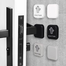 문쾅방지 실리콘 도어 충격방지 패드 쿠션 문소리 flo8+8Tor, 실리콘도어패드_무지사각-핑크