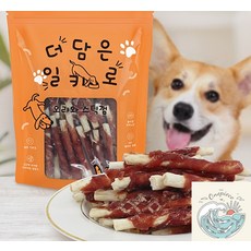밀짚모자 상단 더담은 일키로 오리와 스틱껌 1kg 개껌 애견수제껌 애견영양간식, 오리