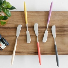 예쁜식기 스텐 버터 자르는칼 슬라이서 홈데코 양식기 잼스푼, 크림, 1개