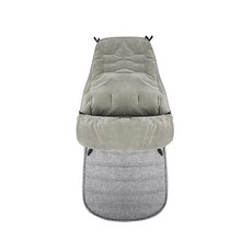 【加厚刷毛】嬰兒推車腳罩 現貨 通用款嬰兒推車保暖腳套 防風保暖防潑水擋風睡袋, 亞麻灰, 1個