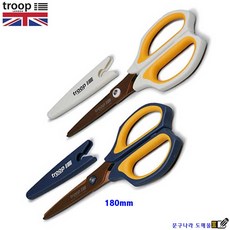 가위 TLS-101 180mm 1개(색상은 랜덤배송) troop LONDON