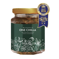 ONE CHILLA 勁香辣脆榨菜 國際風味獎章, 1個, 10公克