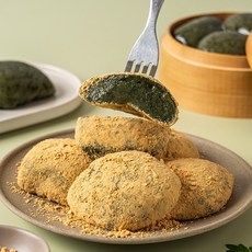 삼산떡방앗간 땅끝해남해풍쑥떡 쑥인절미 일반찹쌀, 일반찹쌀 4kg + 추가콩고물 1팩, 4kg, 1박스