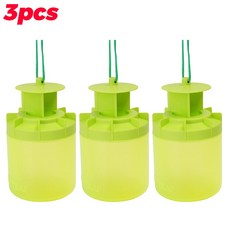 과수원 과일 보호용 플라스틱 초파리 파리 포획기 해충 벌레 트랩 미끼 포함, Bottle-3PCS