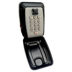 鋁合金按鍵式密碼鎖盒 鑰匙收納盒 防盜鎖 密碼鑰匙箱, 單色, 1個