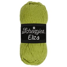 Scheepjes Eliza Yarn 100 g (3.5 oz) – Shade 201 Bouncy Ball Green/Yellow Polyester US 8 (5 mm), 211 Lime Slice