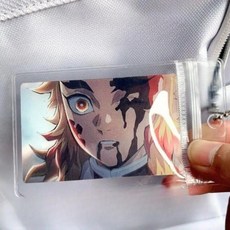 귀멸의칼날 귀칼 캐릭터 렌고쿠 쿄쥬로 홀로그램 렌티큘러 그래픽 포토 카드 포카 비공식 굿즈