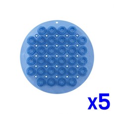 뽁뽁이형 실리콘 다용도 등브러쉬 x5개 샤워타월, 5개, 본상품선택