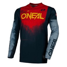 O'NEAL Hardwear Jersey 남성용 스와이프 화이트/블랙 XL, 블루/레드