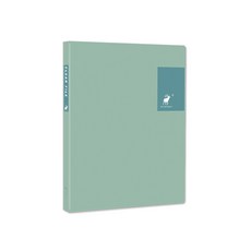 THE REINDEER A4 PP輕便文件夾 14張內頁 簡約風文件收納 學生辦公必備, 02桂綠, 1個