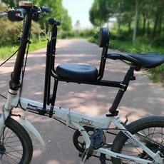 쿠션 의자 시트 보조 안장 좌석 전기자전거, 두꺼운 블랙 팔걸이+발판+등받이, 1개