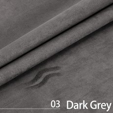 패브릭원단 블랙 인조 스웨이드 패브릭 랩 시트 소재 헤드 라이너 마이크로 화이버 스트레치 가구에 자동차, 03 Dark Grey, 1개