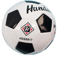 HANDAS 4號 PVC車縫足球, 橘色, 1個