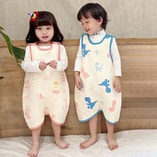 누빔 수면조끼 꿈나라여행 아동 롱