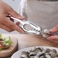 꼬막집게 조개 까는도구 피조개 오프너 꼬막가위, 304 스테인리스 스틸 조개 오프너, 1개
