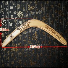 수제 부메랑 야외 스포츠 플라잉 원목 부메랑놀이, 로그 A, 1개
