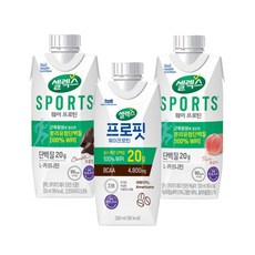 셀렉스 웨이프로틴 프로핏 아메리카노 초콜릿 복숭아 330ML 8, 12개