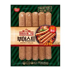 [10% 적립] 동원 캠핑&통그릴 부어스트 500g x 3개