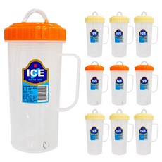 덕신 (손잡이빨대컵) x(10개)500ml 병원물컵 환자물병, 500ml, 10개, 『본품』