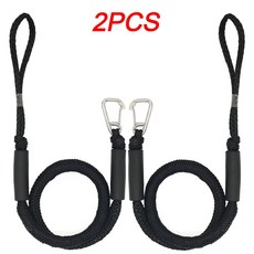 탄성 해양 로프 번지 코드 충격 타이 카약 수상정 제트 스키 폰툰 카누 파워 보트 액세서리 도크 라인 2 개, 07 Blue-2PCS