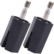 토이앤도나 2개 전문 기타 수리 도구 줄 감기기 헤드 드릴 플러그 튜너용