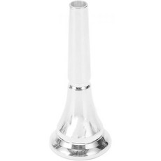 에스틴크 프렌치 호른 마우스피스 정교하게 연마된 은색 표준 황동 대부분의 호른에 적합 맑은 소리 생성 6.7 x 2.7 2.7cm