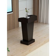학교 강연대 연설대 이동식 발언대 발표대 사이즈 교탁 사회대 아크릴 교수대 바퀴 발표, 직립형 블랙월넛