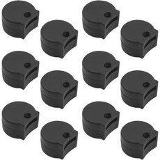 12팩 고무 클라리넷 엄지 받침대 쿠션 프로텍터 블랙, 12팩 고무 클라리넷 엄지 받침대 쿠션 프로텍터, 블랙