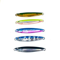 메탈 지그 5종 루어 우럭 농어 삼치 24g, BSH, 30g, 1개, BSH, 30g