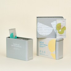 디밤비 더프리미엄 퍼퓸 건조기시트 틴세트 40입 1+1, 4.바닐라브리즈+내추럴튤립