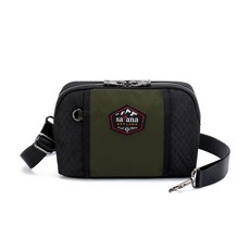 sa ana EXPLORE 探索貼身 輕巧耐磨 多功能收納 運動休閒, 軍綠色拼接, 1個