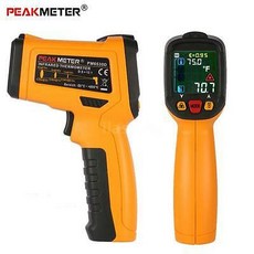 PEAKMETER PM6530D 紅外線測溫槍 -50°C~800°C 適用 K型探頭, 1個