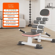 복부 뱃살 운동기구 EMS 코어 트레이닝 홈트용 무소음 경량 슬라이딩 복근 강화, 요추 완충기, 단일 모델