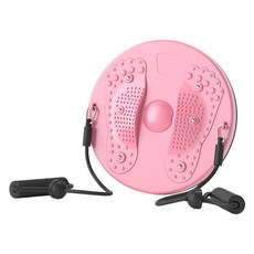 허리 트위스트 돌리기 홈트레이닝 바디 쉐이핑 보드 스텝퍼 가정용 운동 기구 지압 원반, 1개, 핑크